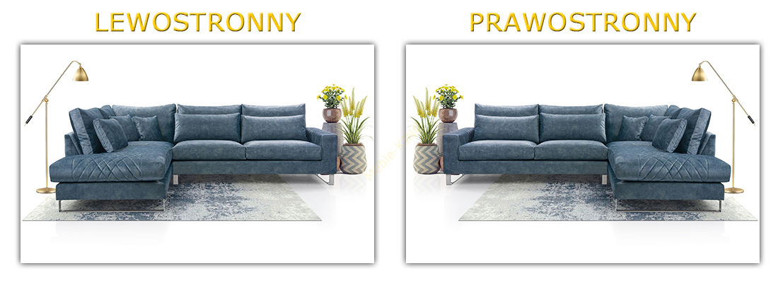 Narożnik CORNELIA ustawienie