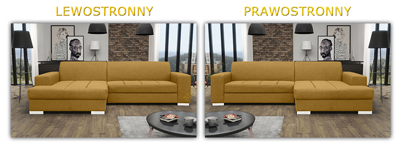 Narożnik Mistral ustawienie