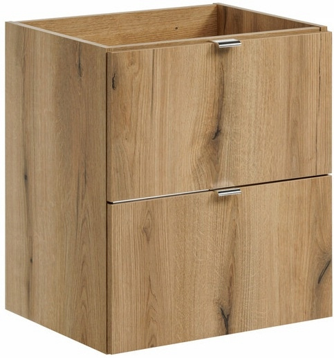 Zestaw meblowy 60cm z blatem, Meble łazienkowe NOVA Dąb Coast Evoke / Biały