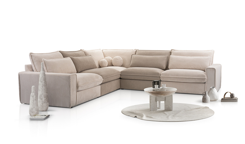 Kanapa, Sofa CECYLIA 238 cm, Sofa Modułowa, Wygodna, Do Salonu