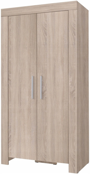 Szafa CEZAR 2, Szafa 100cm, Dwudrzwiowa, Biała