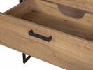 Szafka pod umywalkę 80cm, Meble łazienkowe BROOKLIN Dąb Craft Złoty/Czarny