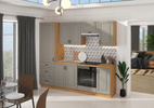Szafka kuchenna STILO 60 DKS-210 3S 1F CLAYGREY/DĄB ARTISAN