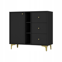 Komoda 824 TOKYO 1 Czarny grafit