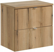 Zestaw meblowy 60cm z blatem szuflady Meble łazienkowe NOVA Dąb Coast Evoke