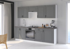 Szafka kuchenna górna STILO 60 GU-36 1F DUSTGREY/BIAŁY MAT