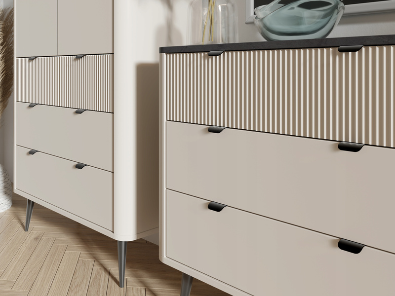 Zestaw mebli MARLY, Meble do Salonu KASZMIR / SZARY KAMIEŃ