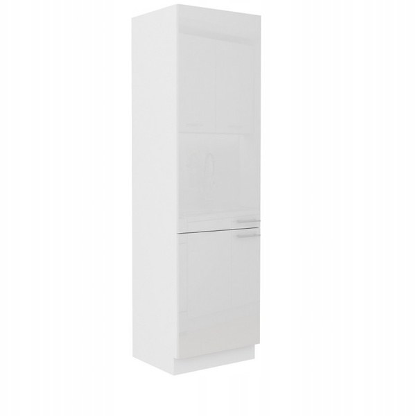 Szafka kuchenna LARA 60 DK-210 2F BIAŁY/GRAFIT POŁYSK