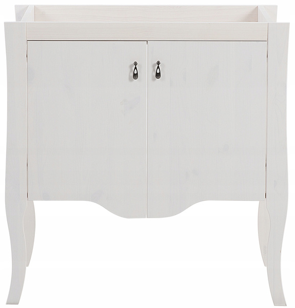 Szafka pod umywalkę 80cm, Meble łazienkowe ELISABETH 821 Biały