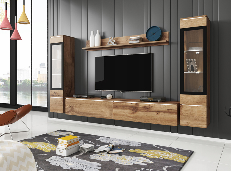 Witryna VERA HIGHBOARD 120 Dąb Wotan
