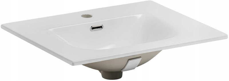 Zestaw mebli 60cm umywalka słupek Meble łazienkowe TALIA Dąb Casella/Czarny