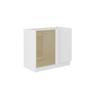 Szafka kuchenna dolna LARA 105 ND 1F BB BIAŁY/CAPPUCCINO POŁYSK