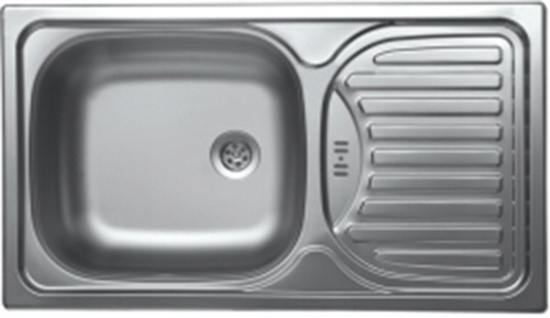 Szafka kuchenna dolna LUNA 80 ZL 2F BB CLAY GREY / BIAŁY MAT