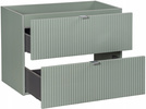 Zestaw meblowy 100cm blat umywalka Meble łazienkowe LINE REED GREEN Zielony