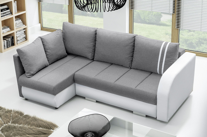 Narożnik z funkcją spania R-CITY 232 cm, Rozkładany, Rogówka