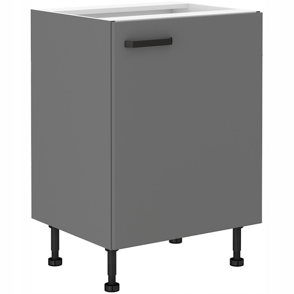 Meble kuchenne AVA + NESSA DĄB ARTISAN/ANTRACYT zestaw kuchnia szafki 260cm