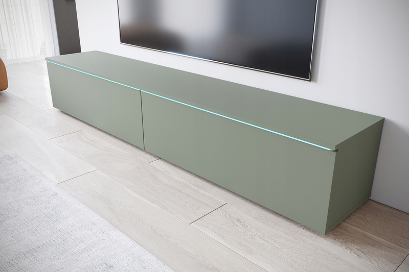 Szafka RTV Lowboard D 180cm MGLISTA ZIELEŃ