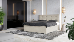 Łóżko Tapicerowane Kontynentalne RICO 140x200 cm