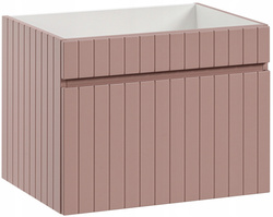 Szafka pod umywalkę 60cm, 1 szuflada, Meble łazienkowe ICONIC Róż