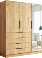 Szafa uchylna BOGOTA 150 lustro Dąb Craft Złoty