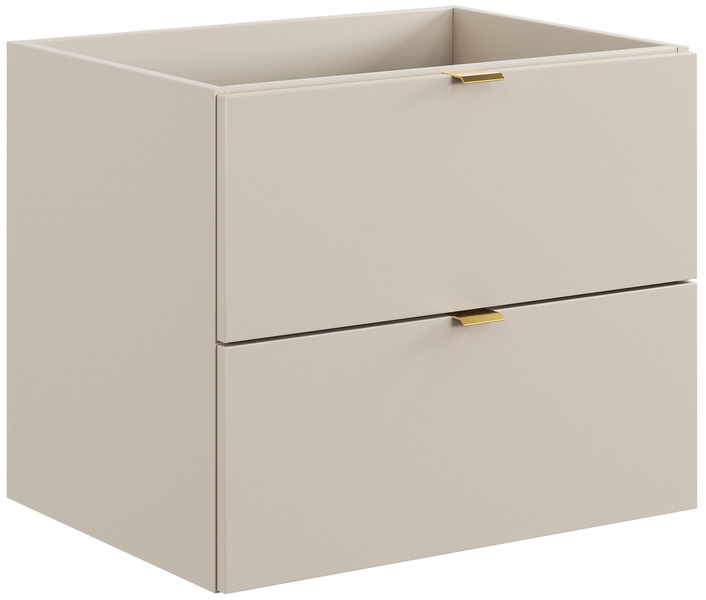 Zestaw meblowy 60cm z blatem i słupkiem, Meble łazienkowe DALIA Kaszmir