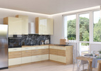 Szafka kuchenna dolna ARTISAN 90x90 DN 2F BB CAPPUCCINO POŁYSK/DĄB ARTISAN