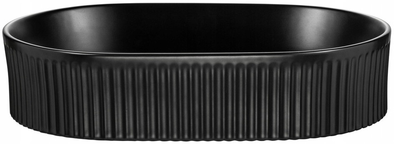 Umywalka nablatowa BEYOND 5 48cm Czarny Mat