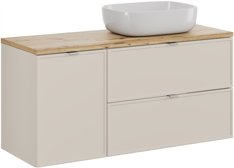 Blat łazienkowy 120cm, Meble łazienkowe DĄB ARTISAN