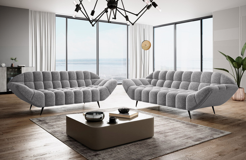 Nowoczesna Sofa GAPPA 2 200 cm, Wysokoelastyczna Pianka, Sprężyny