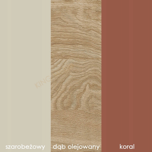 Komoda YUKI 90cm z szufladami, Komoda 10, Meble Młodzieżowe YUKI Koral