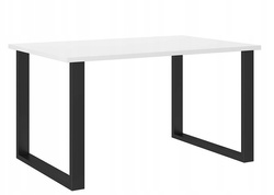Stół loftowy do jadalni IMPERIAL 138x90 BIAŁY