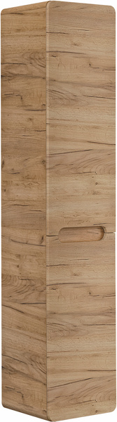 Słupek, szafka 804 35cm, Meble łazienkowe ARUBA Dąb Craft / Biały Połysk