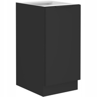 Szafka kuchenna dolna SIENA 40 D 1F BB CZARNY MAT