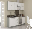 Szafka kuchenna dolna, narożna 105 ND 1F BB BIAŁY POŁYSK, SZARY PLATYNOWY, Meble Kuchenne BIANCA