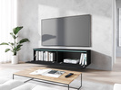 Szafka RTV Lowboard D 140cm CZARNY GRAFIT