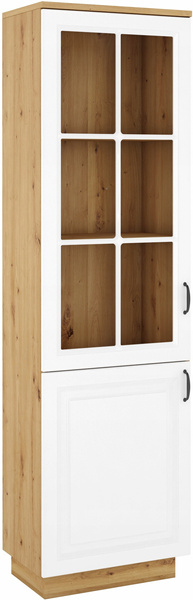 Witryna FLAWIA 60 2D Dąb Artisan / Grafit