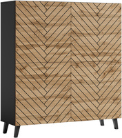 czarny grafit || dąb wotan