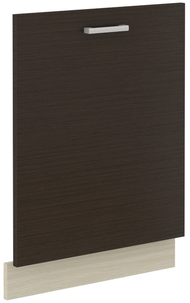 Front do zmywarki 60 cm z panelem sterującym z góry ZM 713x596 DĄB FERRARA, LEGNO CIEMNE, Meble Kuchenne CHAMONIX