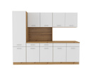 Szafka Słupek Kuchenny MARIA 50 cm, Komin, Biały/Dąb Artisan, Meble kuchenne MARIA