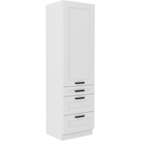 Szafka kuchenna słupek LUNA 60 DKS-210 3S 1F BIAŁA