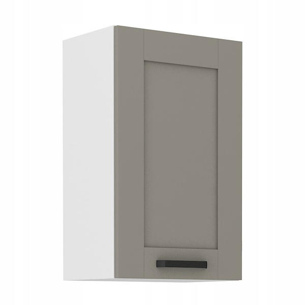 Szafka kuchenna górna LUNA 45 G-72 1F CLAY GREY / BIAŁY MAT