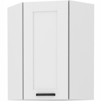 Szafka kuchenna górna narożna LUNA 60x60 GN-90 (45°) 1F BIAŁA