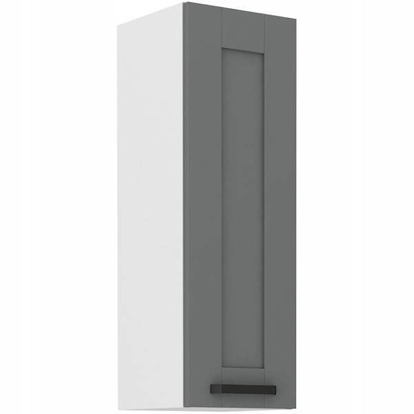 Szafka kuchenna górna LUNA 30 G-90 1F DUSTGREY / BIAŁY MAT