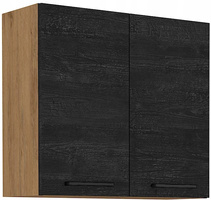 Szafka kuchenna górna VIGO 80 G-72 2F DARK WOOD / DĄB LANCELOT