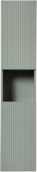 Słupek, szafka wysoka, 2 drzwi, Meble łazienkowe LINE REED GREEN Zielony