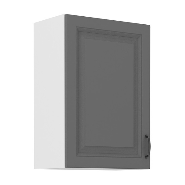 Szafka kuchenna górna STILO 50 G-72 1F DUSTGREY/BIAŁY MAT