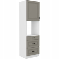 Szafka kuchenna STILO 60 DPS-210 3S 1F CLAYGREY/BIAŁY MAT