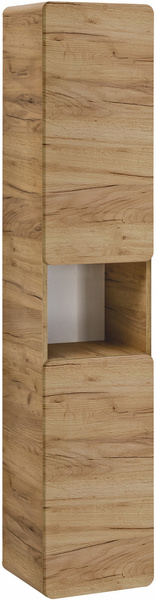 Szafka, Słupek 800 35cm, Meble łazienkowe ARUBA Dąb Craft / Szary Kosmos