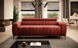 Sofa z funkcją spania GANDI B 207 cm, System włoski, Zagłówki