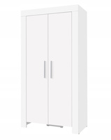 Szafa CEZAR 2, Szafa 100cm, Dwudrzwiowa, Meble do Salonu CEZAR, Biała